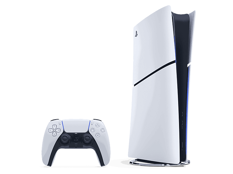 Sony PS5 Slim Digital Edition 825 GB SSD 4K 1 mando Chasis E Blanco