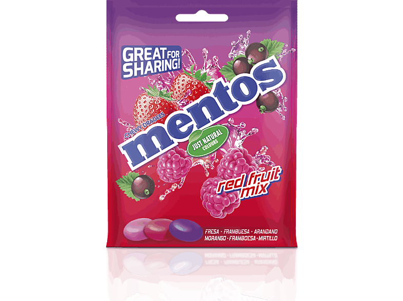 CHUPA CHUPS MENTOS BERRY MIX 160G BOLSA