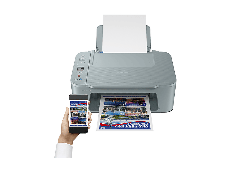 Canon Pixma TS3752i Tinta 7.7 ppm Pantalla LCD Monocroma Azul/Gris