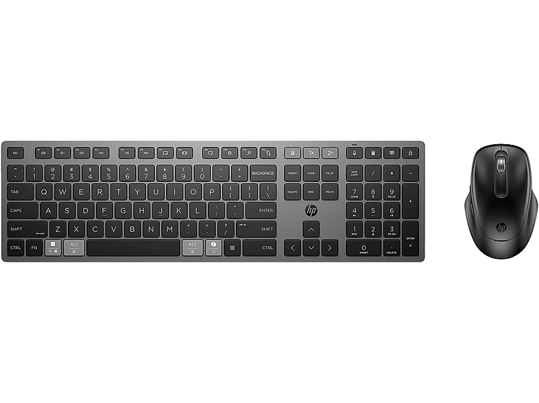 HP 720  Bluetooth® Cable de carga USB Type-C® Hasta 2 meses batería teclado Hasta 1 mes batería ratón Negro