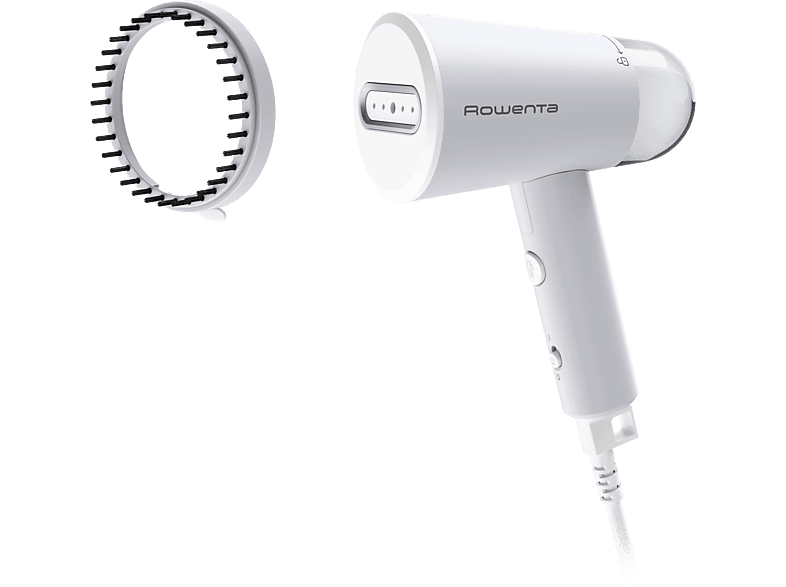 Rowenta Origin Travel DR1021 Salida vapor 20 g/min 70 ml Calentamiento 25 s. Formato Plegable Compacto Desinfectante Blanco