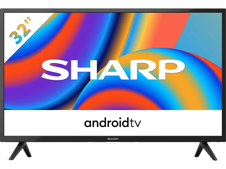 Sharp Android TV HD Ready Asistente Google Chromecast integrado Bluetooth Gris