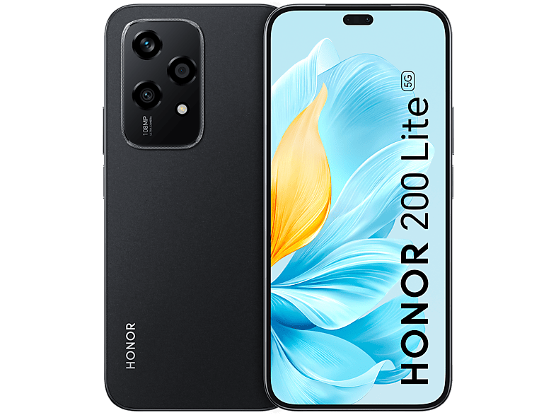 Honor 200 Lite 5G Midnight Black 256 GB 8 GB RAM 6.7 AMOLED Full HD+ 90Hz Mediatek Dimensity 6080 4500mAh Android