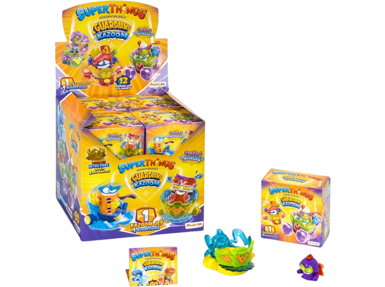 MagicBox SuperThings: Guradians of Kazoom Kazoom Jet 6 Modelos diferentes Plástico Multicolor