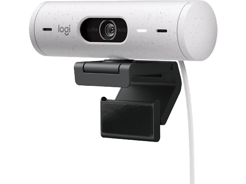 Logitech Brio 500 Full HD 1080p Enfoque automático Micrófonos con reducción de ruido Obturador de privacidad USB-C Blanco