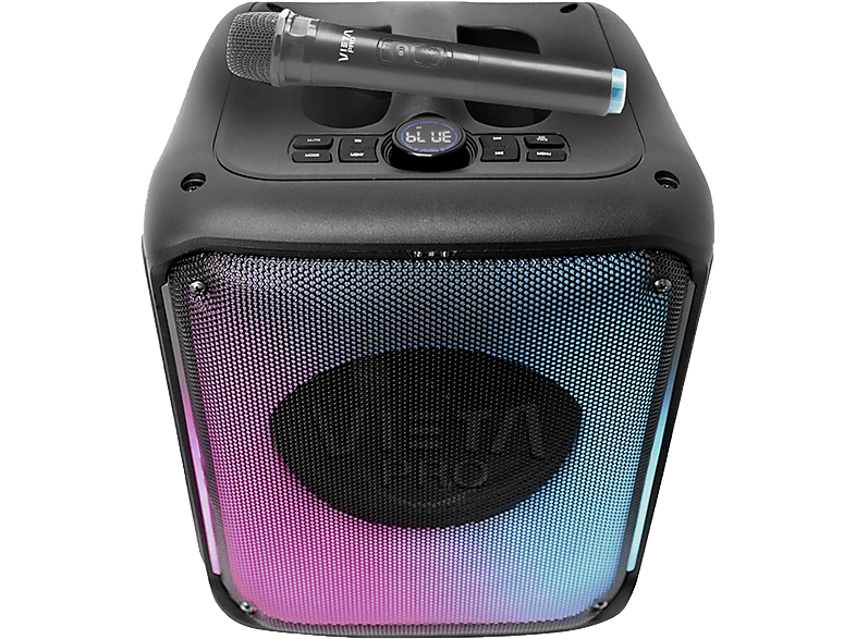 Vieta Pro Party 6 120 W Micrófono inalámbrico Hasta 8hs Negro
