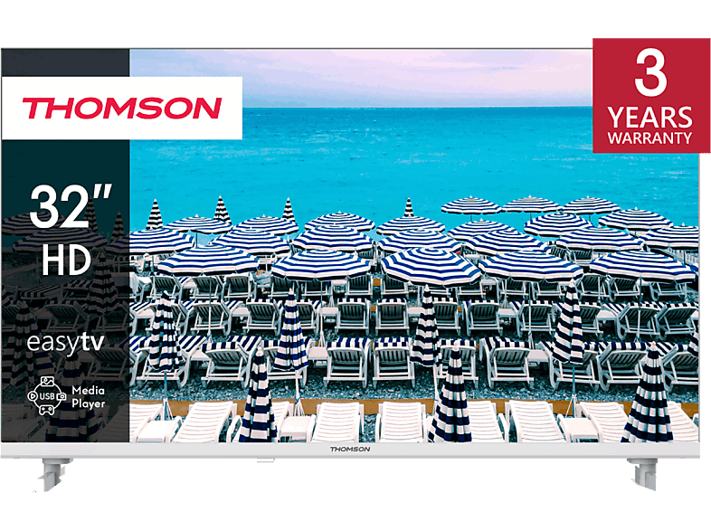Thomson 32HD2S13W HD Quad Core MSD3663LSA-SW Sintonizador triple Blanco