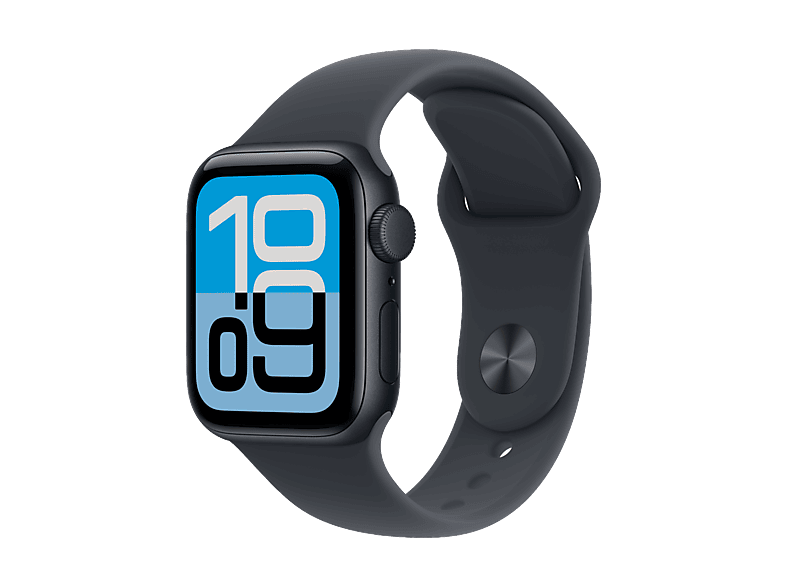 Apple Watch SE 3 (2025) GPS 40 mm Caja de aluminio Medianoche Correa deportiva Medianoche S/M Calidad del sueño Medición temperatura