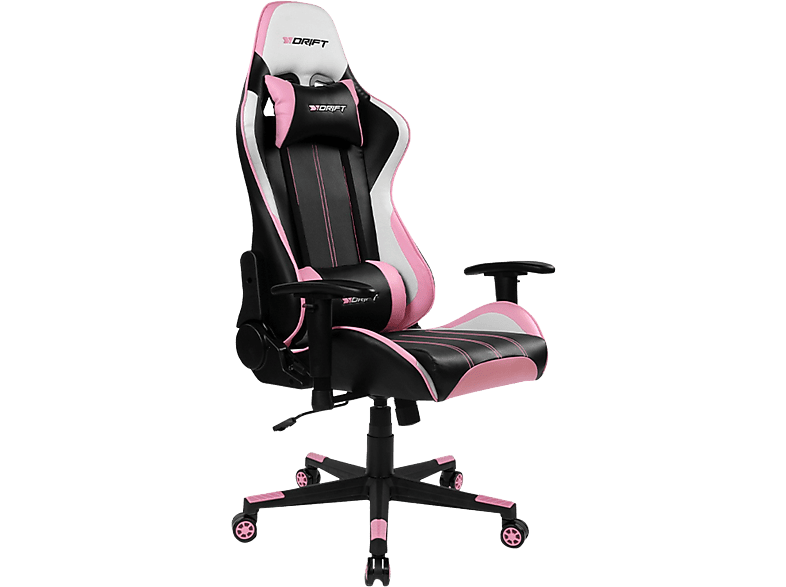 Drift DR175 2D (regulable en altura y anchura) Poliuretano 150kg Giratorio Negro y Rosa