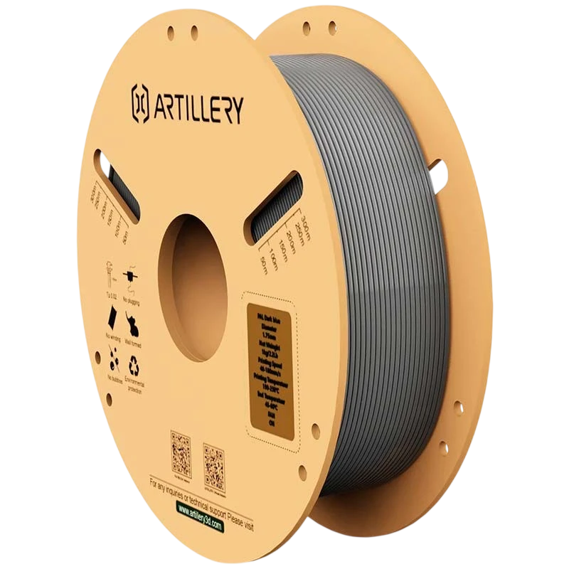 Filamento ARTILLERY PLA Gris 1.75mm Bobina de 1kg