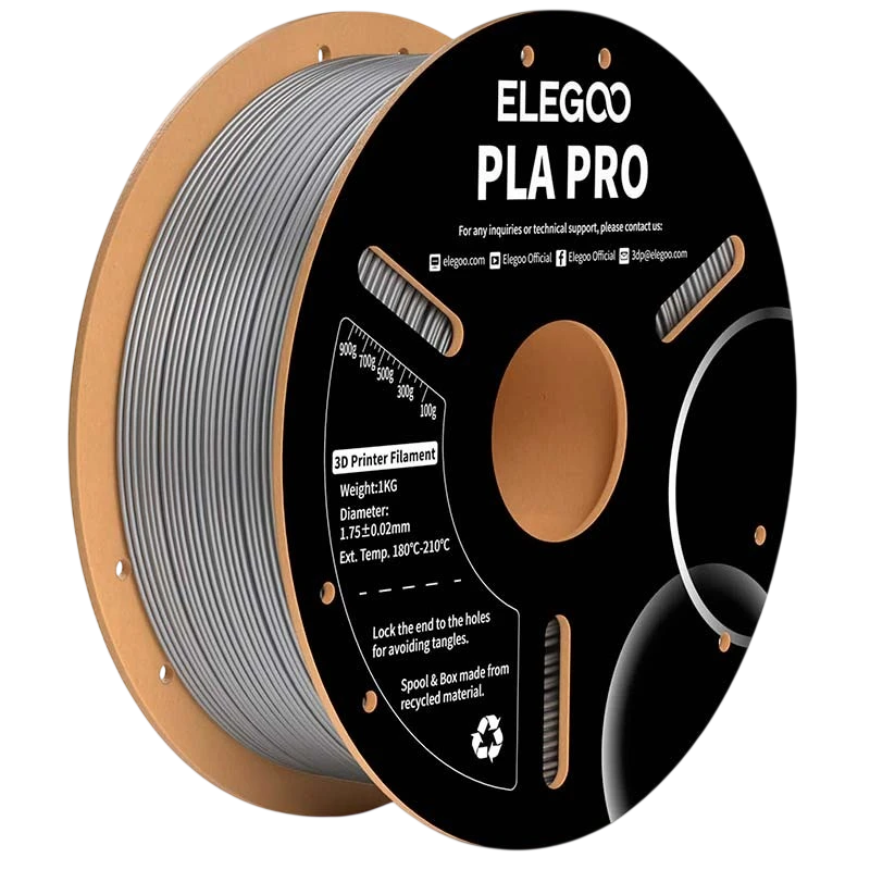ELEGOO PLA PRO Plata para Impresoras 3D FDM Filamento 1.75mm Bobina de 1kg