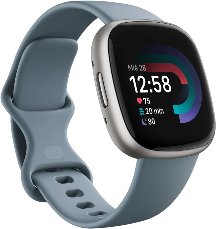 Fitbit Versa 4 Platino Reloj inteligente con GPS