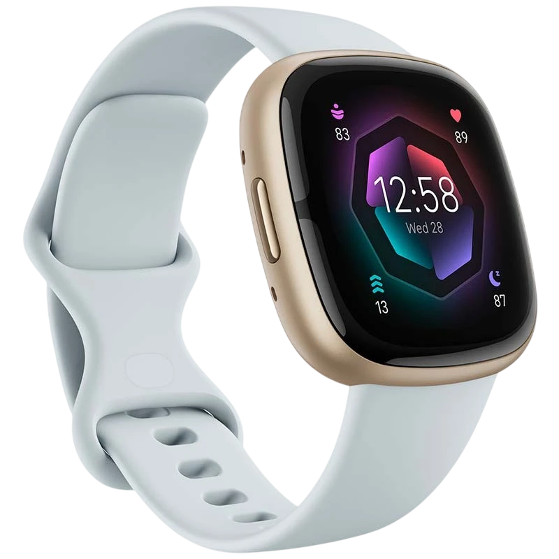 Fitbit Sense 2 Azul Niebla / Aluminio Oro Reloj inteligente