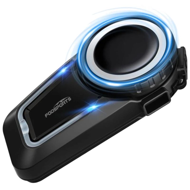 Fodsports FX7 Mesh Bluetooth 10 conductores Intercomunicador de moto