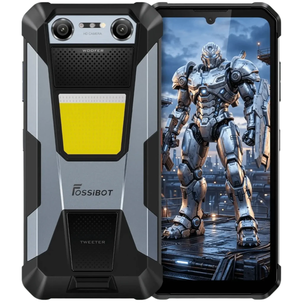 Fossibot F106 Plus 6GB/128GB Smartphone Rugerizado con Linterna de 512LM