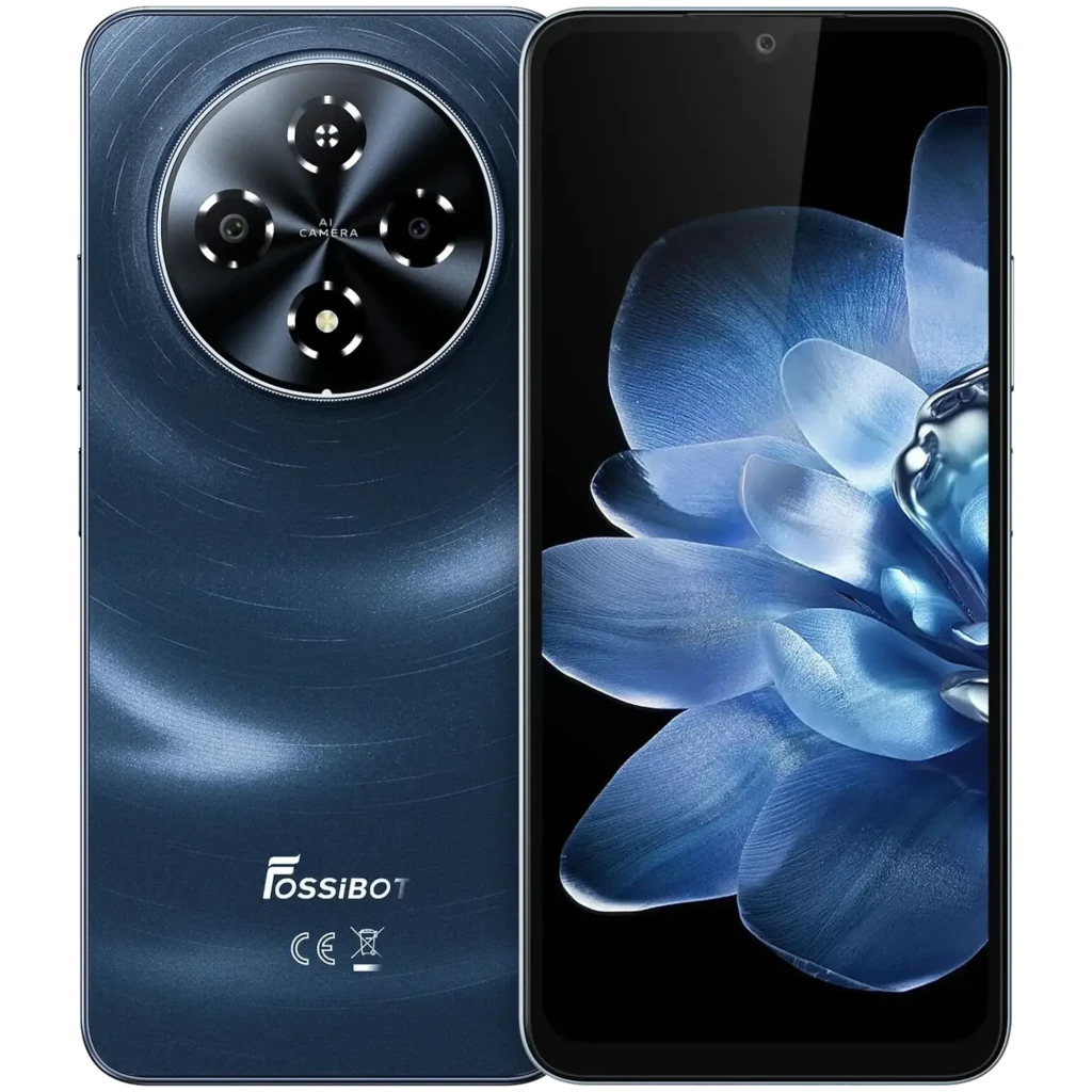 Fossibot S5 Pro 256GB Negro Batería de 6000 mAh 8GB de RAM Pantalla HD+ de 6.88'