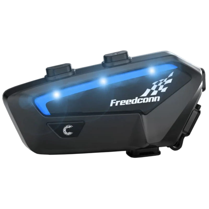 FreedConn FX Mesh 10 interlocutores conversación simultánea Negro Intercomunicador para moto