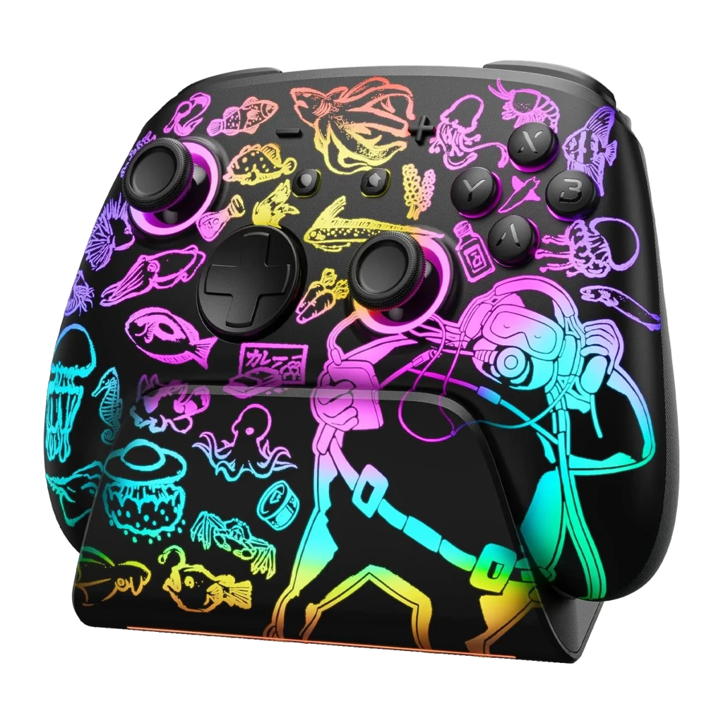 Mando Funlab Luminex Pro Wireless Switch With Charging Dock Dave Collab Edition