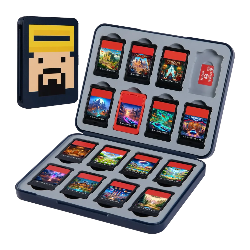Porta tarjetas FUNLAB Switch Game Card Holder Dave Collab Edition