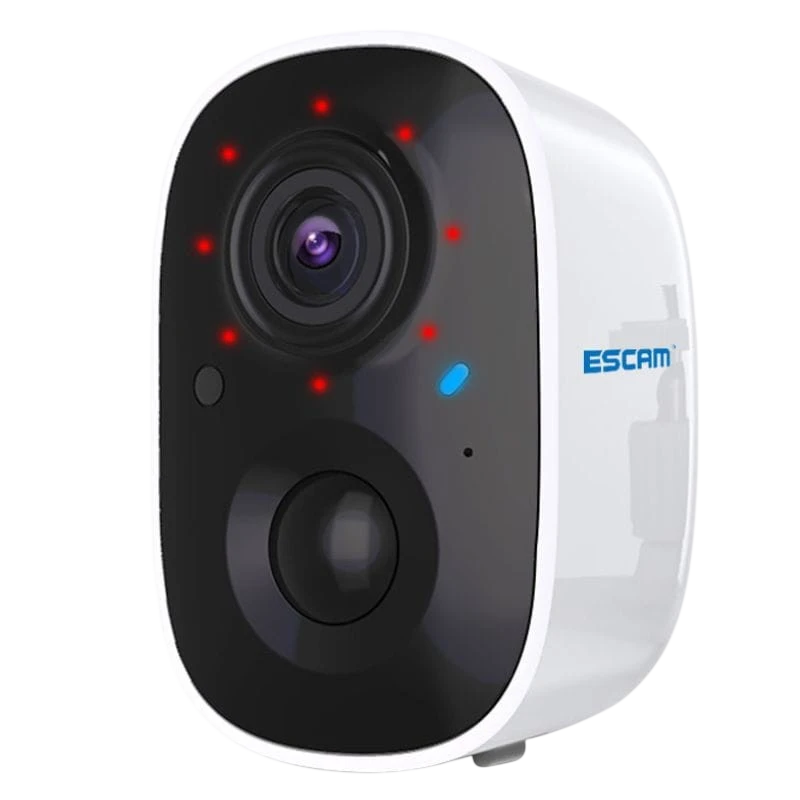 Escam G14 2MP Full HD Visión nocturna Reconocimiento por IA Blanco