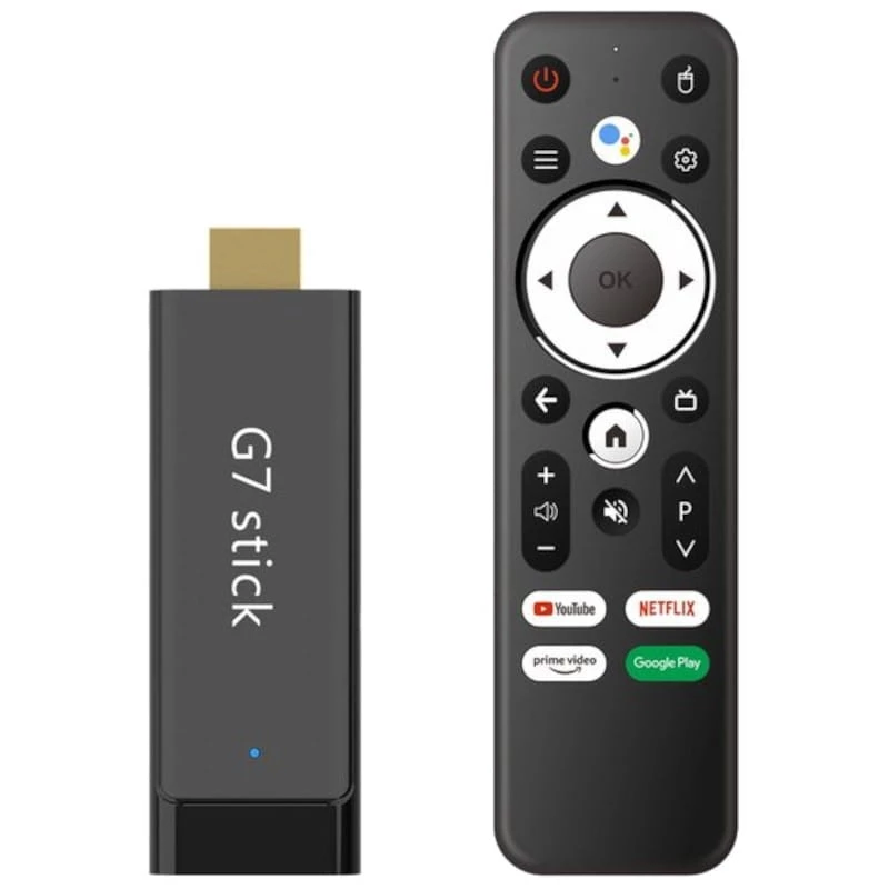 G7 Stick S905Y4 2GB/16GB Dual Wifi Control por Voz Android 11 Android TV