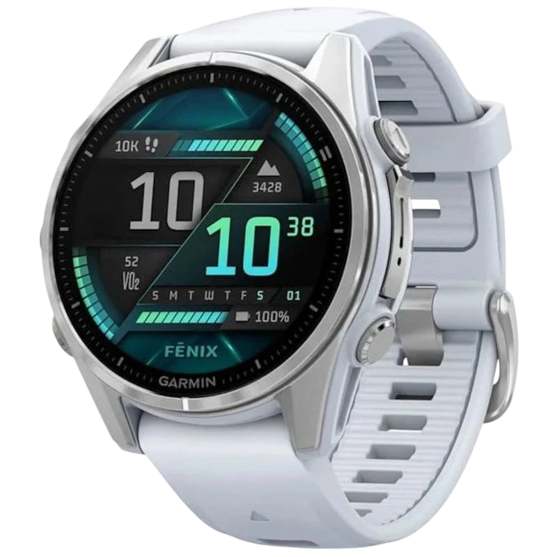 Garmin Fenix 8 AMOLED 43mm Acero Blanco Reloj Inteligente