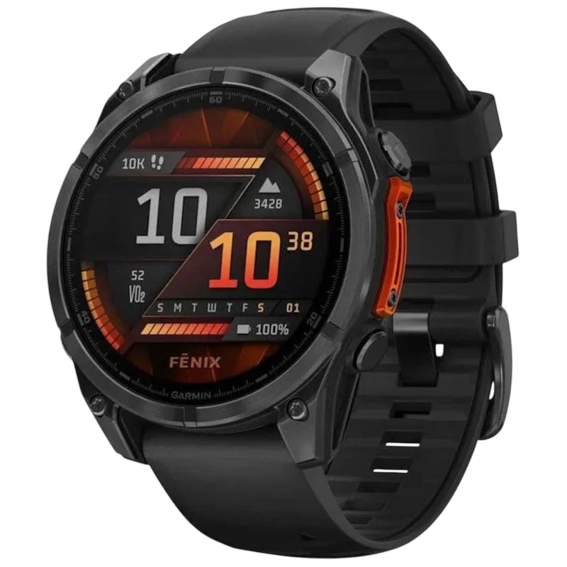 Garmin Fenix 8 AMOLED 47mm Acero Negro Reloj Inteligente