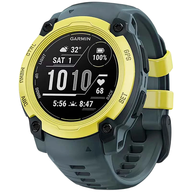 Garmin Instinct E 40mm Amarillo con Correa Gris Reloj Inteligente con GPS