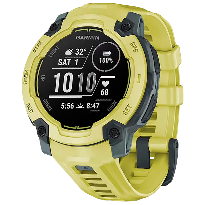 Garmin Instinct E 45mm Amarillo con Correa Amarilla Reloj Inteligente con GPS