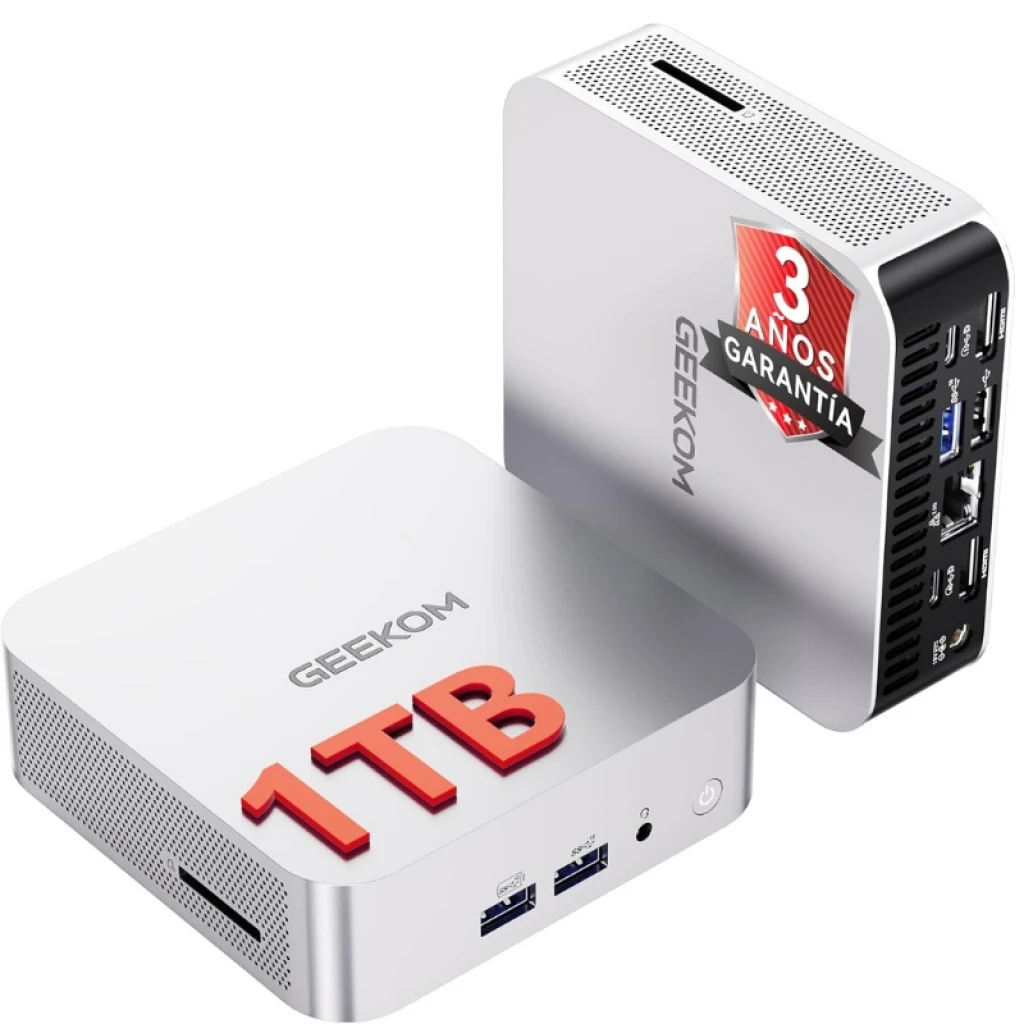 GEEKOM A6 AMD Ryzen 7 6800U 16GB/1TB W11 Pro Mini PC