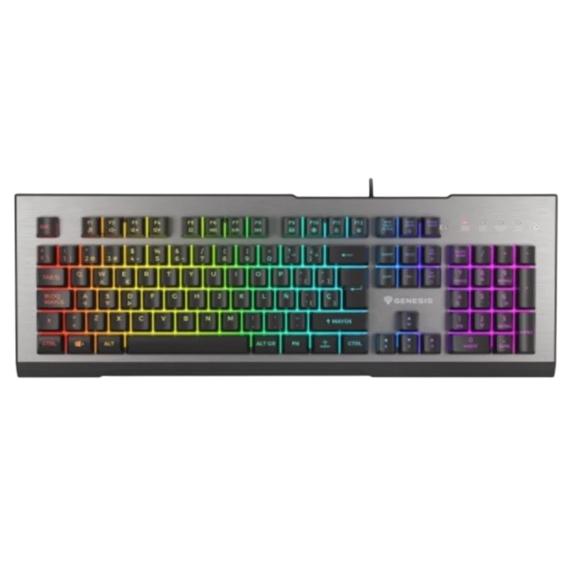 Genesis Rhod 500 RGB 8 ms Negro / Plata