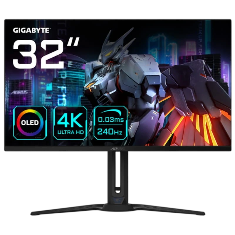 Gigabyte AORUS FO32U2 32' 4K Ultra HD OLED 240 Hz FreeSync Premium Pro Negro