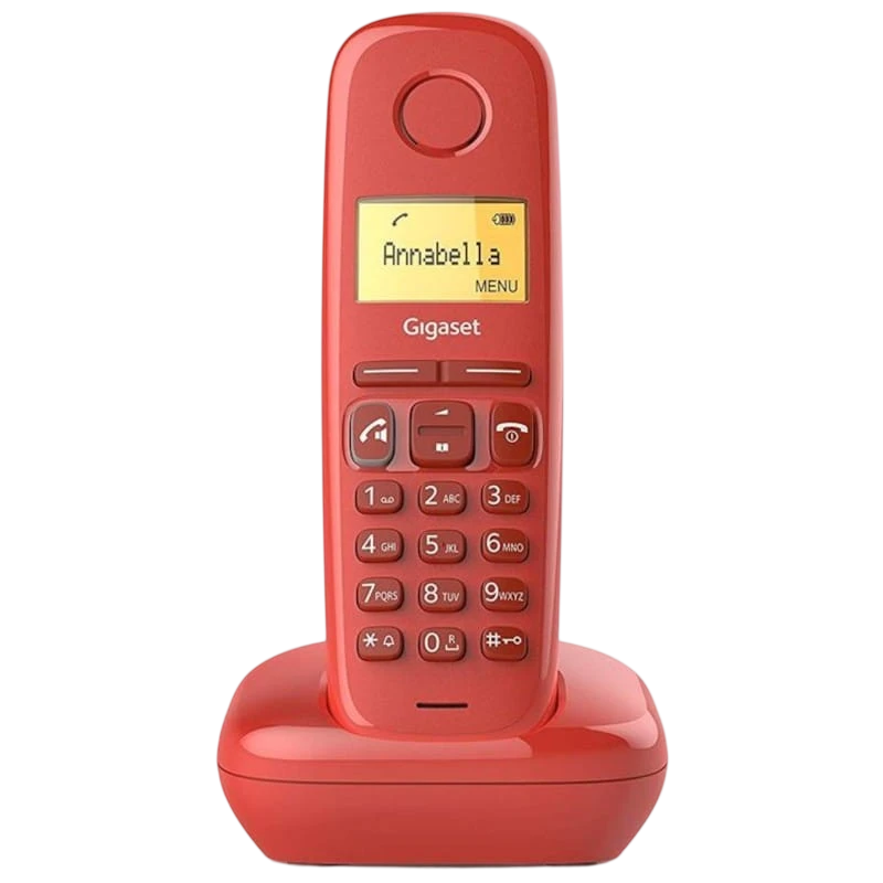 Gigaset A270 Teléfono DECT/analógico Rojo Teléfono
