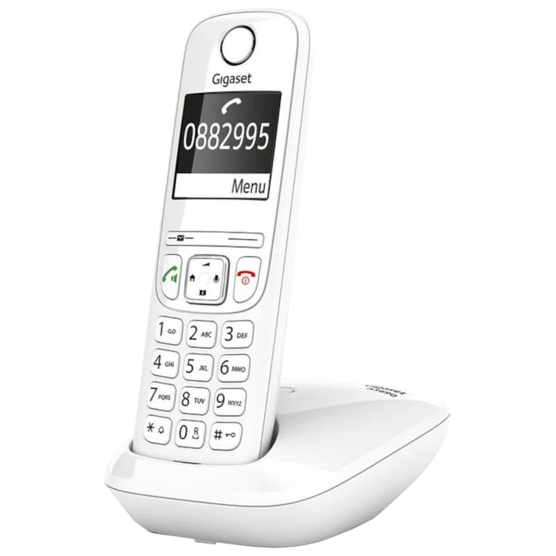Gigaset AS690 Teléfono DECT/analógico Blanco Teléfono Fijo