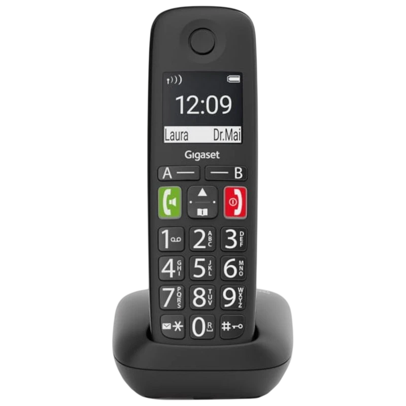 Gigaset S30852-H2901-D201 DECT/analógico Negro Teléfono
