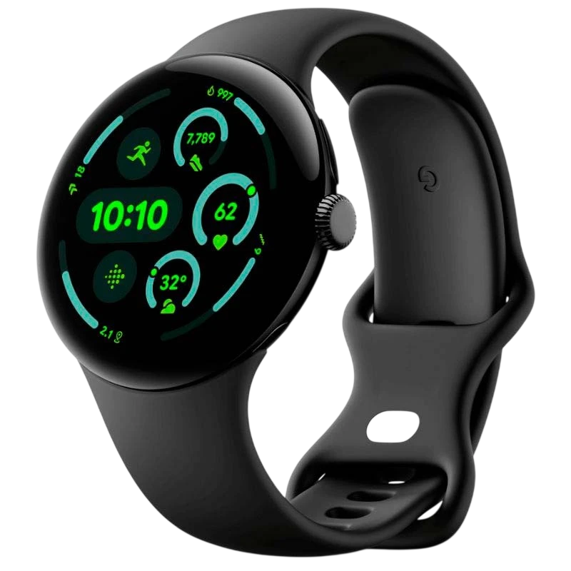 Google Pixel Watch 3 45mm Wi-Fi Negro con Correa Obsidiana