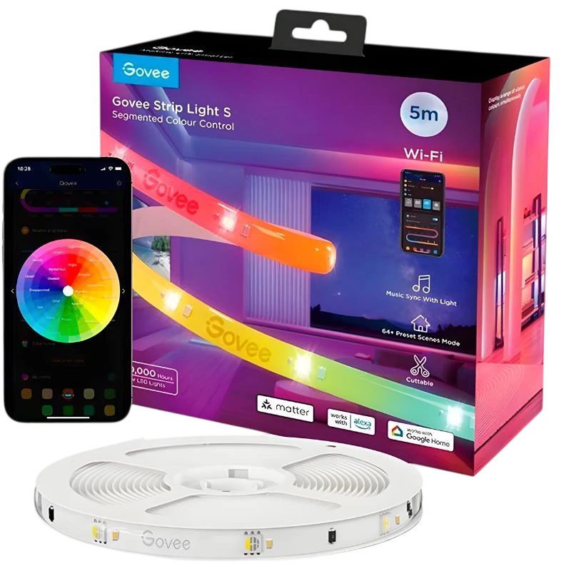 Govee H612A Tira LED Inteligente 5 m RGBIC WiFi