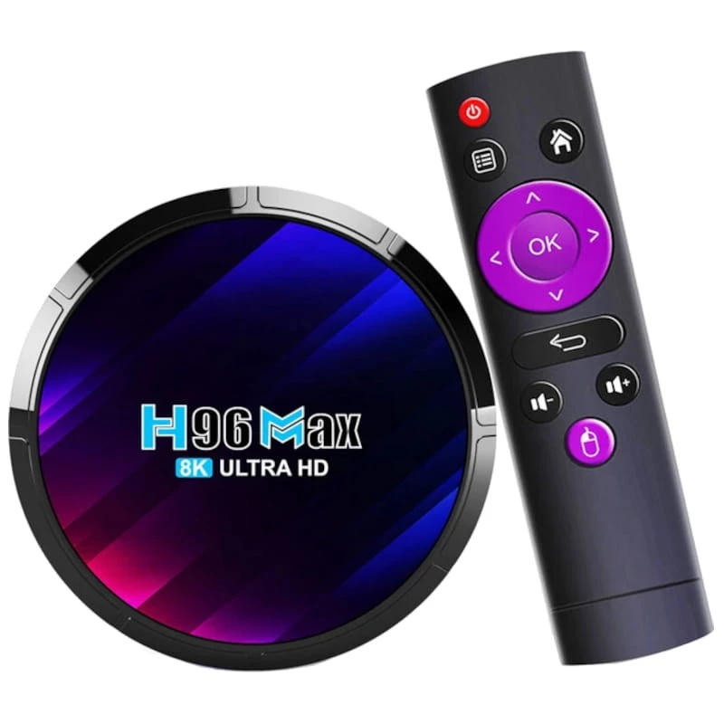 H96 MAX RK3528 4GB/64GB Android 13 Negro Android TV