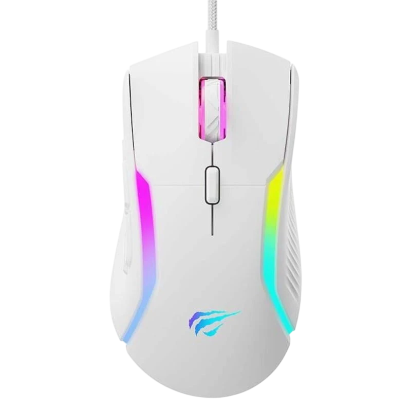 Havit MS1033 RGB 8000 DPI 9 Botones Blanco