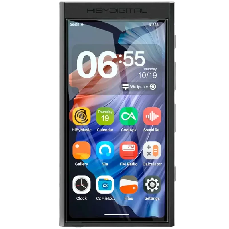HiBy Digital M300 128GB Negro Reproductor Hi-Res 
