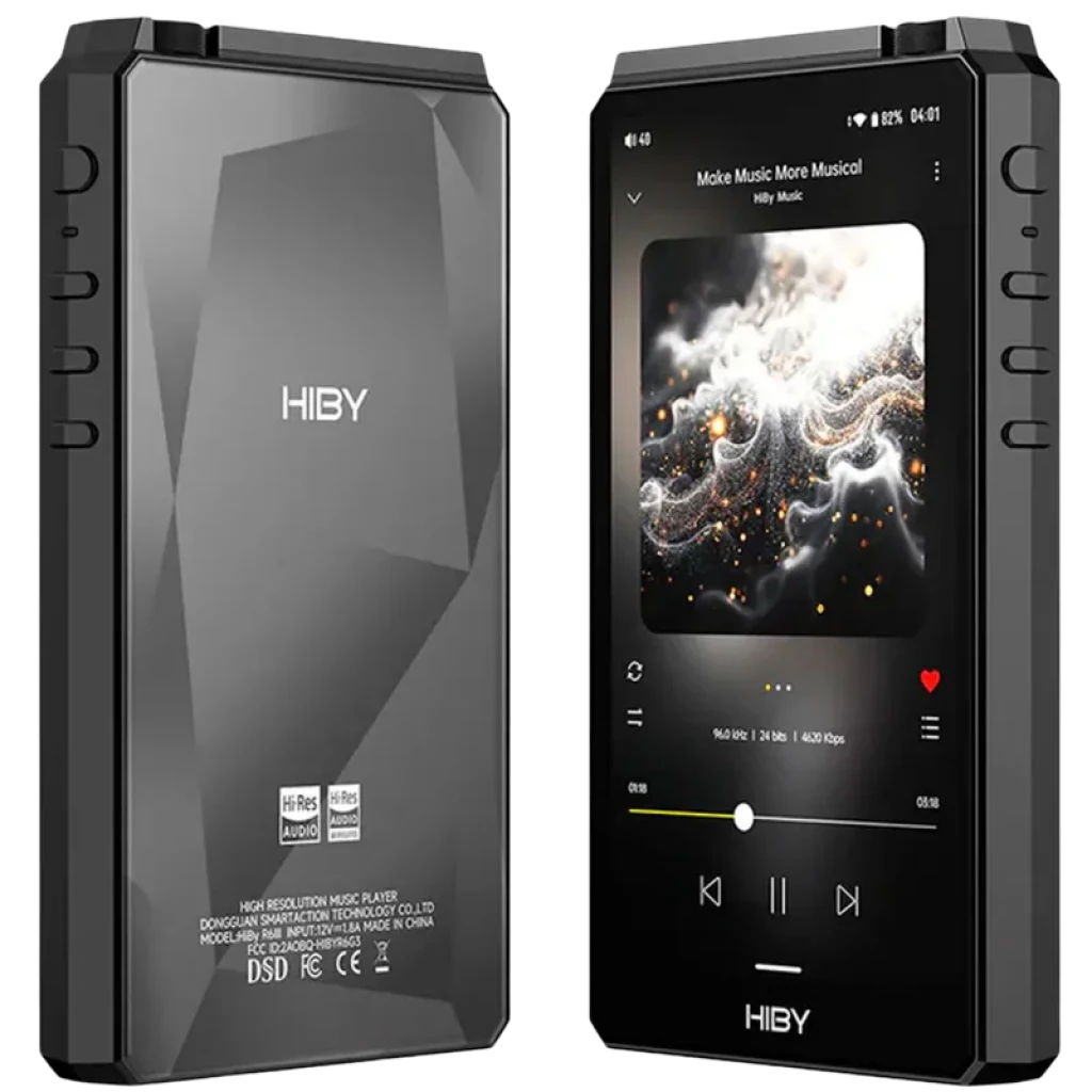 Hiby R6 III (Gen 3) 2025 Negro Reproductor de Audio Digital Hi-Res con Dac Cs43198 Android 12