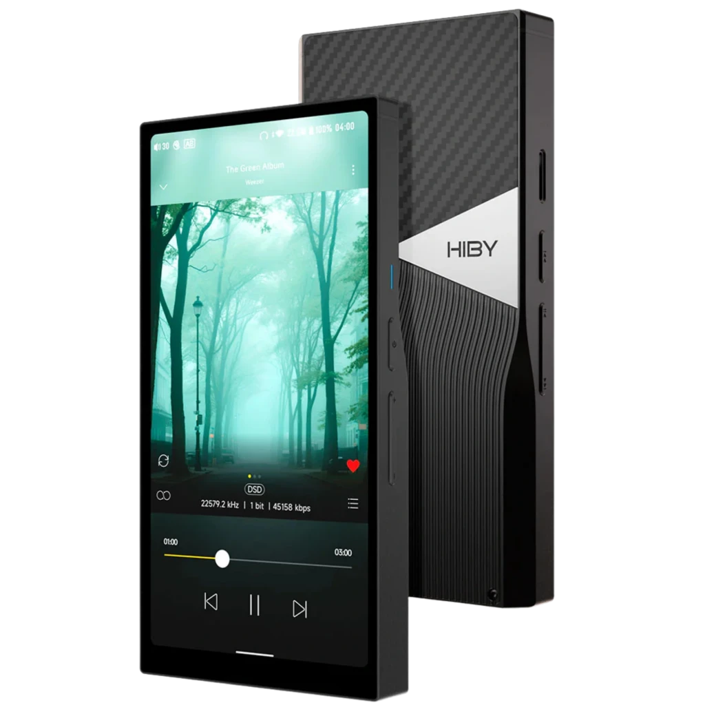 HiBy R6 Pro II 2025 Reproductor Hi-Res Portátil Balanceada 4.4 mm Negro
