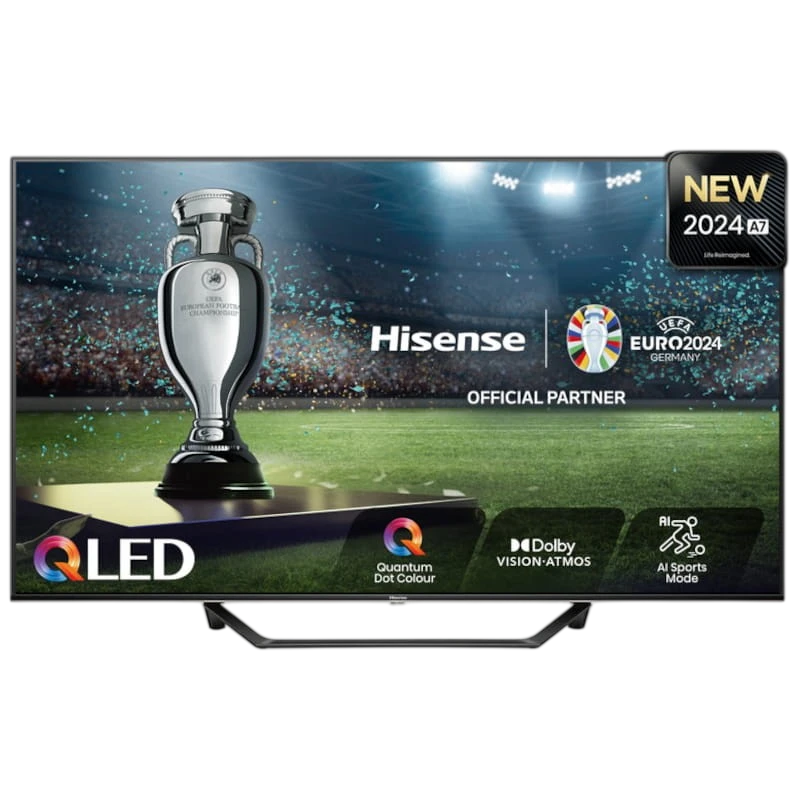 Hisense 43A7NQ 43 QLED 4K Ultra HD Smart TV Wifi Gris Televisor