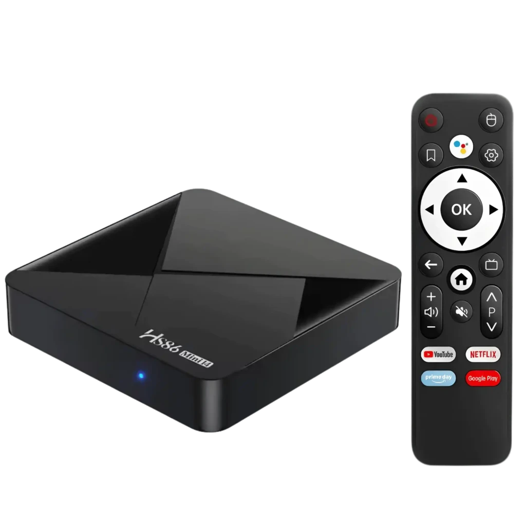 HS86 MINI14 2GB/16GB 4K Android 14 WiFi 6 Doble Banda Bluetooth 5.0 Android Tv Box