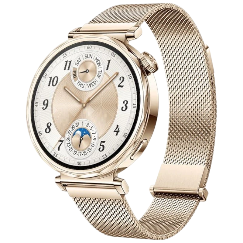 Huawei Watch GT5 41mm GPS Correa Milanesa Dorada Reloj Inteligente