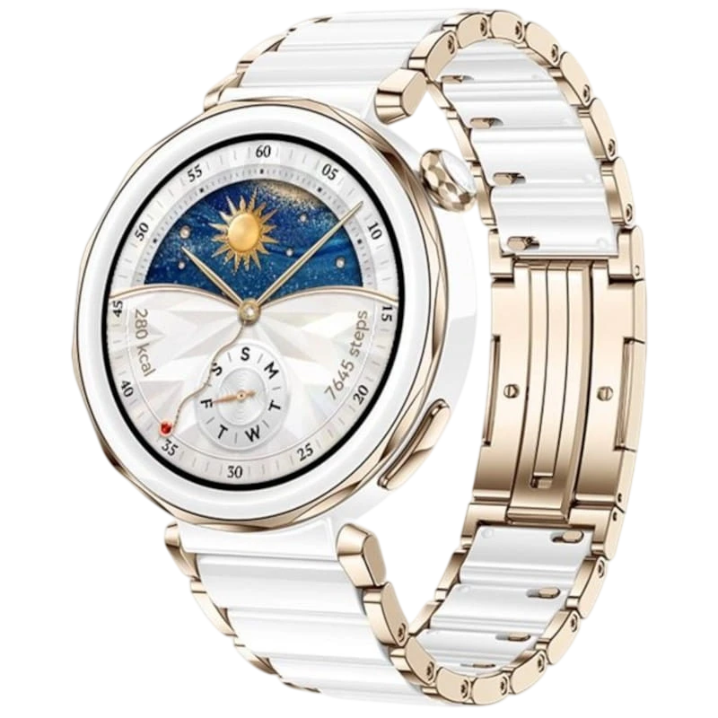 Huawei Watch GT5 Pro 42mm GPS Correa Cerámica Blanco Reloj Inteligente