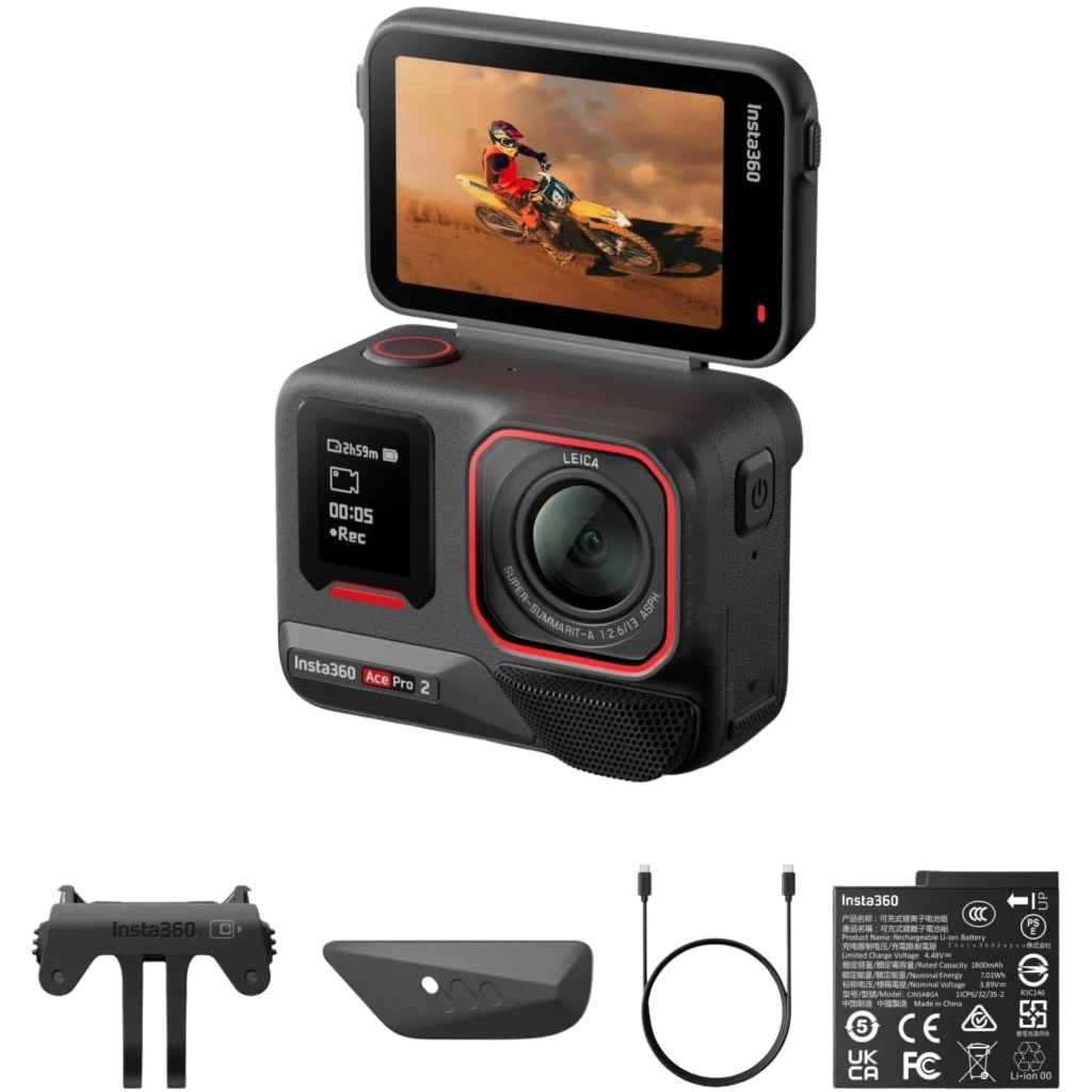 Insta360 Ace Pro 2 8K 50 MP Sumergible 12 m FlowState