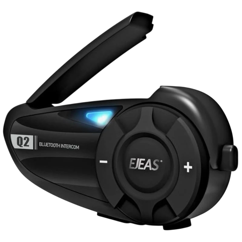 EJEAS Q2 Full Duplex para 2 interlocutores Intercomunicador para moto