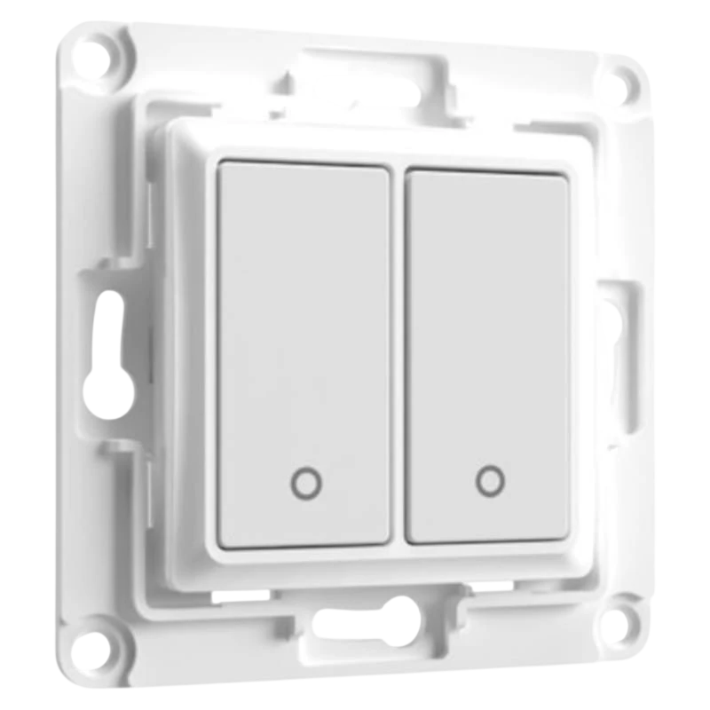 Interruptor de 2 botones Shelly Wall Switch WS2 Blanco