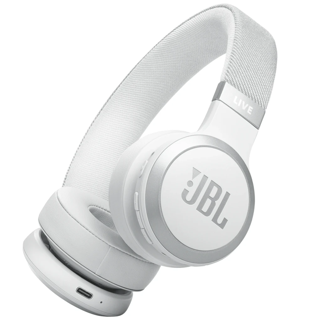 JBL Live 670NC Bluetooth Blanco Auriculares Inalámbrico